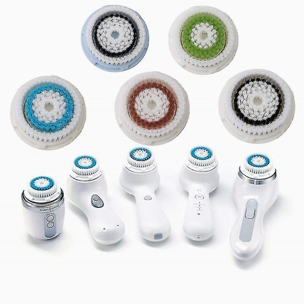 4-pack Deep Pore Replacement Facial Brush Heads För Clarisonic Mia 1 Mia2