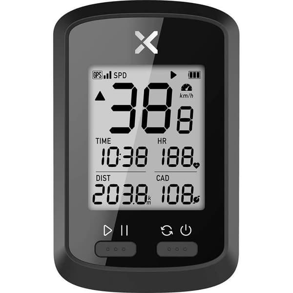 Cykelcomputer, trådløs GPS, speedometer, vandtæt, Bluetooth, XOSS G+.