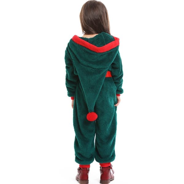 Korallfleece Förälder-Barn Juldräkt Cosplay Barn Children XL