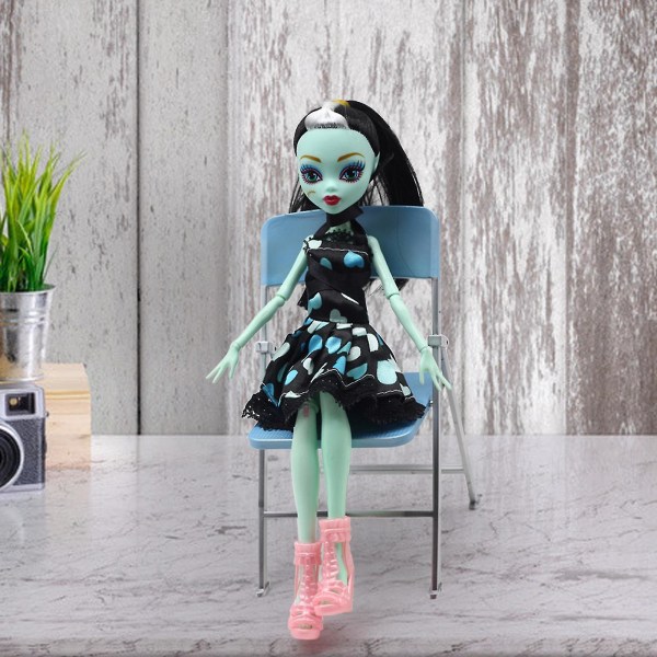 Haloppe Monsters Doll Utsøkt utførelse Dekorativ Funny Girl Monsters High Doll til gave
