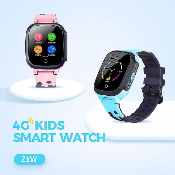 HHL Kids Smart Watch Telefon 4g Kamera Touch Multifunksjonell Gps Tracker Sos Watch