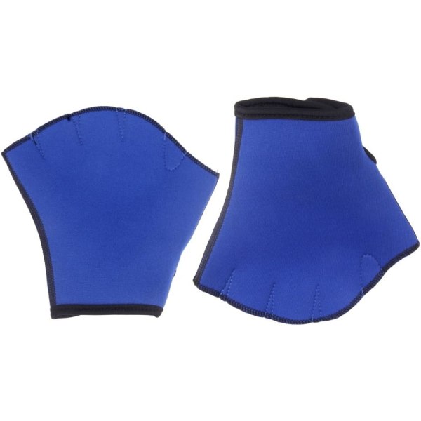 Justerbara halvfingerhandskar i neopren med simhud, simhandskar för vattenträning, simhandskar med simhud, paddlar, M