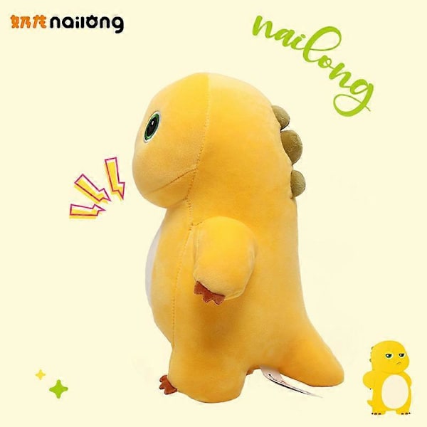 Nailong Dukke Plyslegetøj Dinosaur Dukke Tegneserie Klomaskine Dukke Børnegave arrogant 45cm