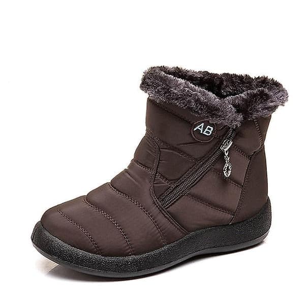 Vedenpitävät korkeavartiset talvikengät naisille, harmaa grey 38