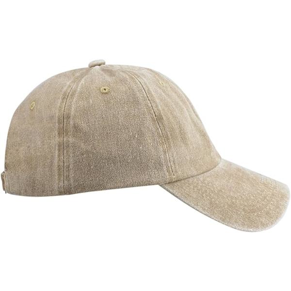 Baseball Caps til Mænd og Kvinder Justerbar Vasket Bomulds Baseball Cap Klassisk Solskygge Hat