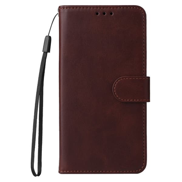 SKALO Samsung A56 5G PU Læder Wallet Case - Flere Farver Brun Brown Brun