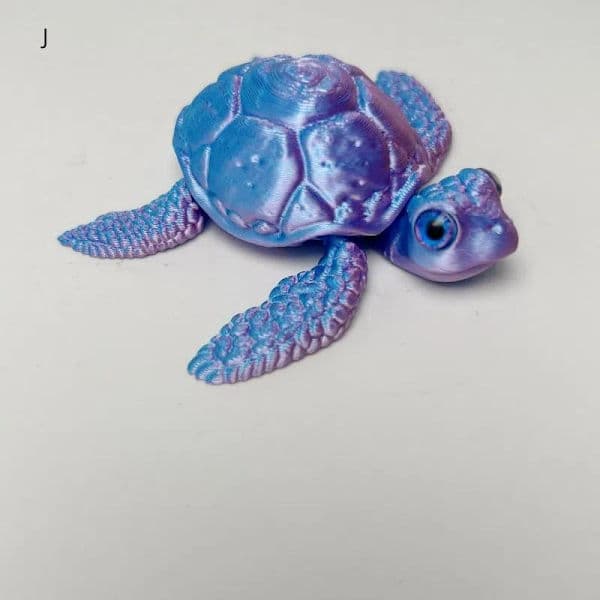 3D-printede Skildpaddefigurer Bevægelige s Kreativ Samling Skrivebord E E