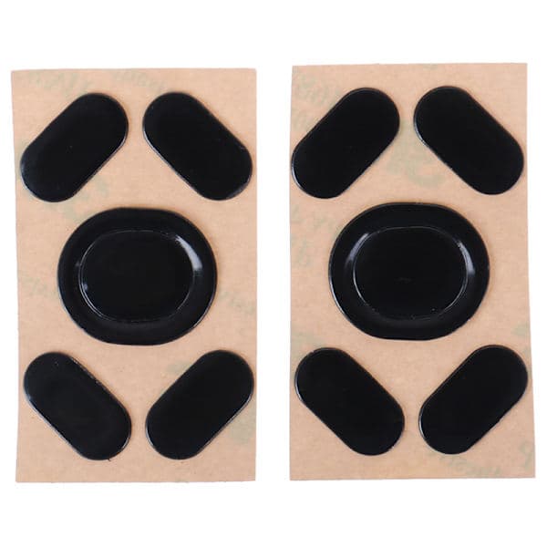 2 sett nye museføtter Museføtter for Logitech G102/G203/GPRO Svart Én Størrelse