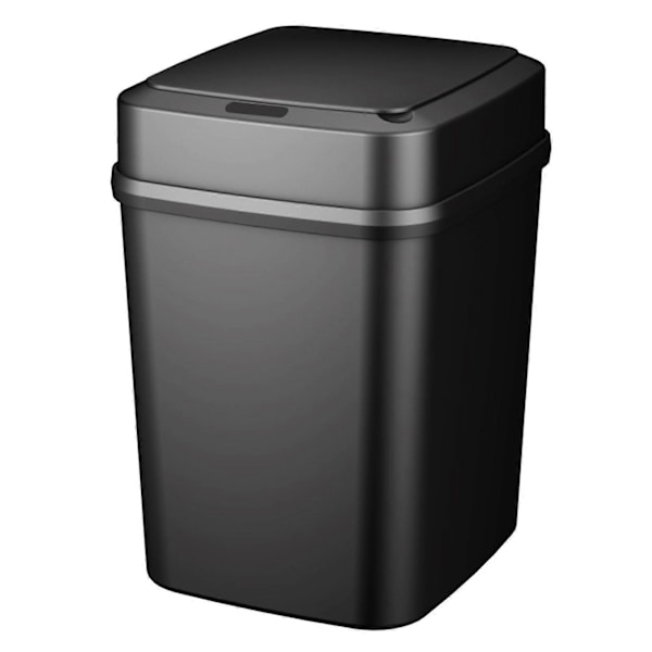 12L Smart Soptunna med Lock, Beröringsfri Infraröd Induktion, Låg Energiförbrukning, Elektrisk Intelligent Automatisk Sensor Sopbehållare för Dagligt Bruk KAESI