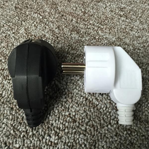 Eu AC-strømkabel 16A 250V Tilslutningskabel Elektrisk Sort One Size Black