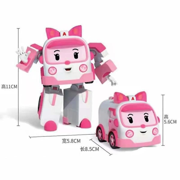 Silverlit Robocar Korea Robot Leksaker Transformation Anime Action Figur Poli Leksaker För Barn Present Till Bar 3