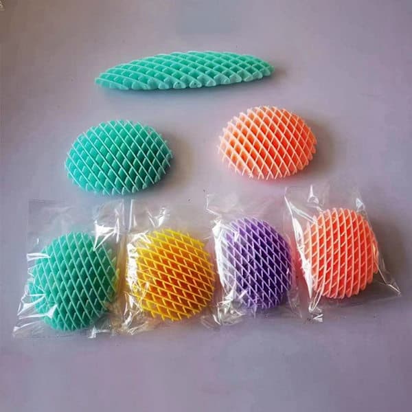 Worm Big Fidget Toy Fidget Worm Utpakking Morfende Orm Seks Side A