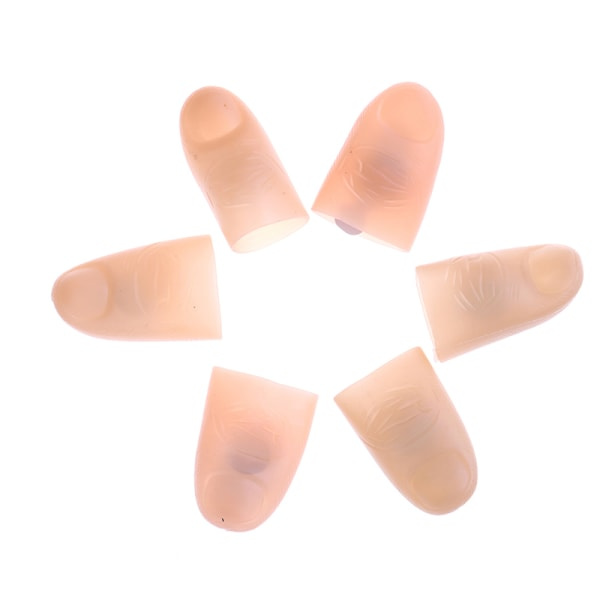Party Magic Lights Up Glow Thumb Fingers Trick Show Red 10pcs