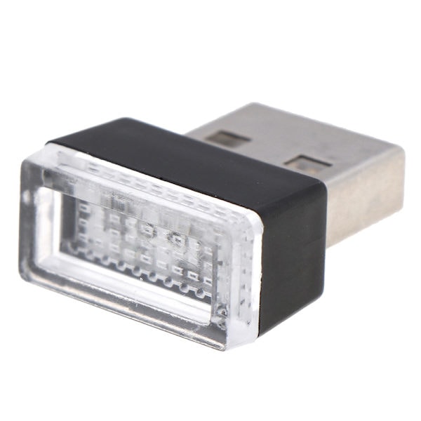 USB LED Bil Interiør Lys Stribe Fleksibel Neon Atmosfære Rør Blå Blue