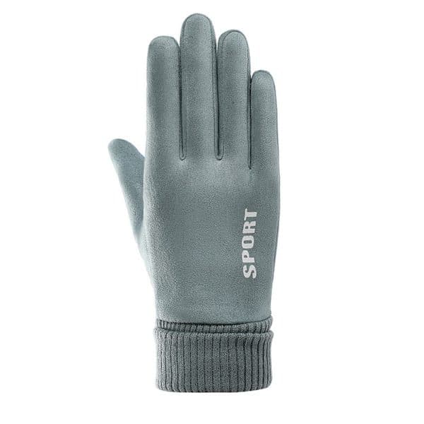 Modehandskar Höst Vinter Päls Varma Vantar Full Finger Fleece A10 A10