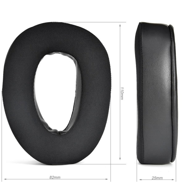 Öronkuddar hörlurskuddar kuddar för Sennheiser GSP 370/350/303/3 svart