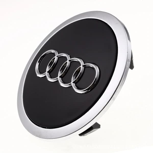 Centerkapsel kompatibel med Audi 60 mm 4-pak sort_Paris black