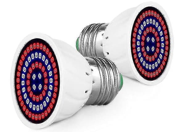 5-pakning LED Vekstlys for Innendørs Bruk - Fullspektret Dekorative Hagelys - Uki E27 E27 80 E27 80