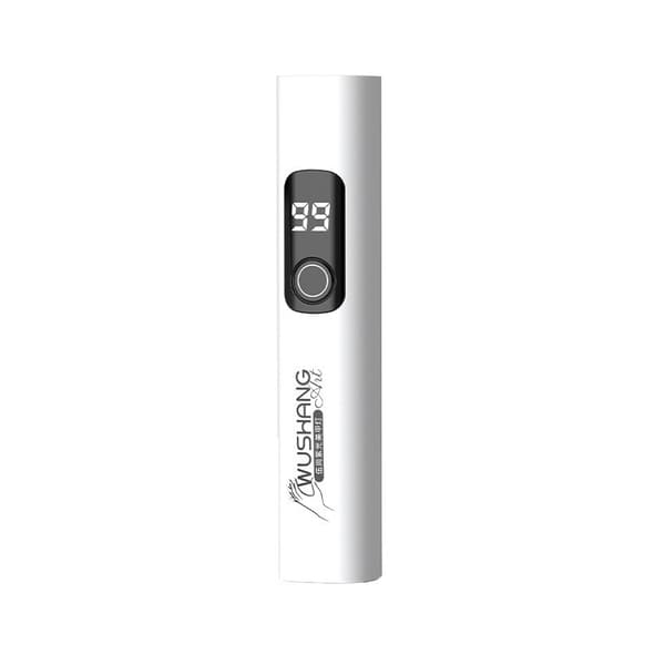 Hot sælgende genopladelig digital display skærm neglekunst lys skærm negle bage lampe UV lys terapi maskine mini bage lampe White