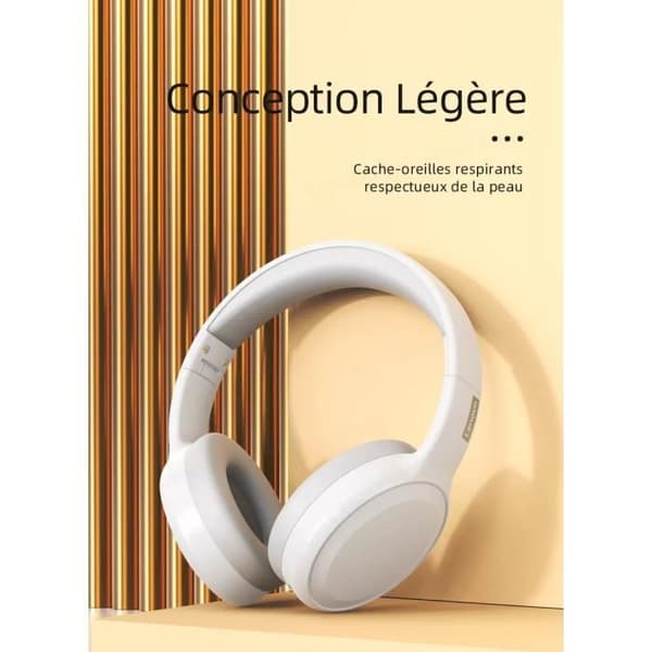 Trådlösa hörlurar - Lenovo - ThinkPlus TH30 - Bluetooth 5.3 - Hopfällbara - HD-mikrofon