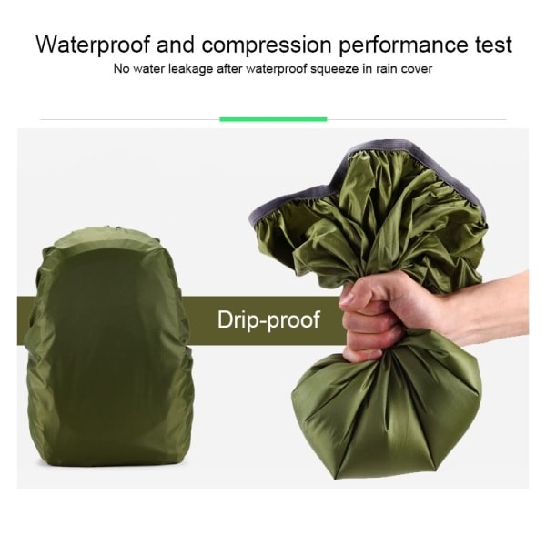 Regnöverdrag för ryggsäck/väska camouflage 5L