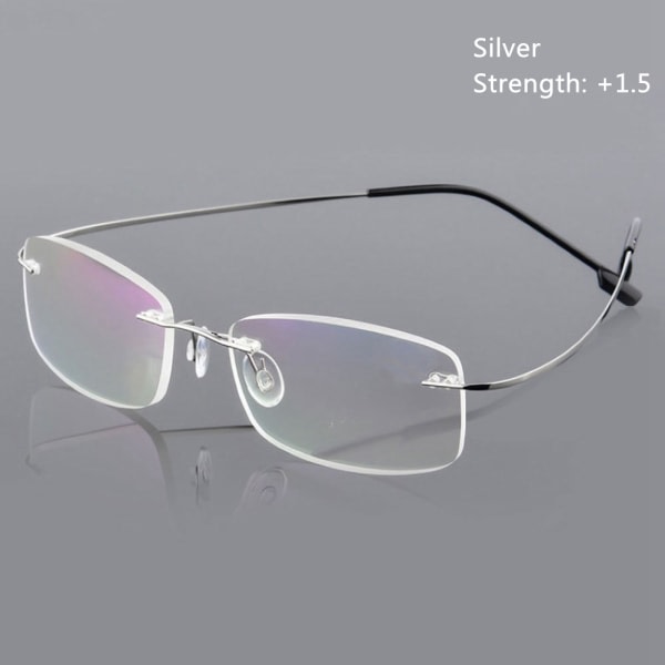 Lesebriller Brilleminne Titanium SILVER STRENGTH-150 sølv Styrke-150 silver Strength-150