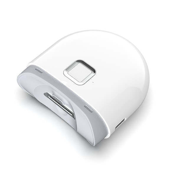 Elektrisk Automatisk Nagelklippare Med Lampa, Nagelklippare Och Fil 2 I 1 Design, Förvaring För Nagelrester, USB Uppladdningsbar