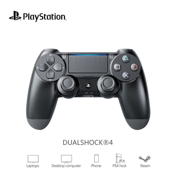 2-pak PS4 Controller DoubleShock Kablet til Play-station 4 Sort