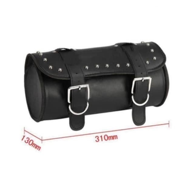Motorcykelväska - Harley Davidson - Cylinderformad - Läder - 31x13 cm - Universell
