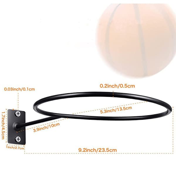 Multifunktionel fodbold display hylde boldholder basketball Sto onesize