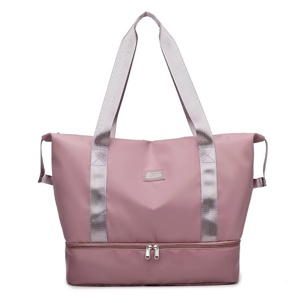 Matkatavaralaukku, märkä ja kuiva erillinen urheilukassi, vedenpitävä laukku, käsilaukku, unisex-viikonloppulaukku Cherry pink