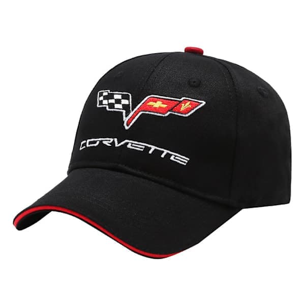 1 stk brodert logo baseballcaps Chevrolet Corvette C6 Duck