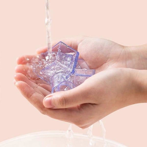 4 st/set 80*80mm Fyrkantiga Transparenta Stolsbensskydd Gummifötter Skydd Dammskydd Möbel