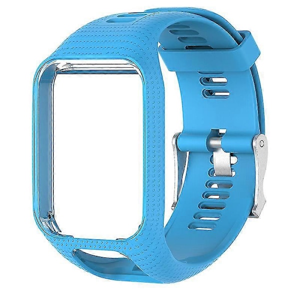 Silikone Udskiftningsurrem Håndledsrem til TomTom 2 3 Serie Runner 2 3 Spark Serie Golfer 2 Adventurer GPS Ur Sky blue