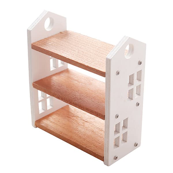 1:12 Dukkehus Miniature Bogreol Opbevaringsstativ Display Stand FA one size