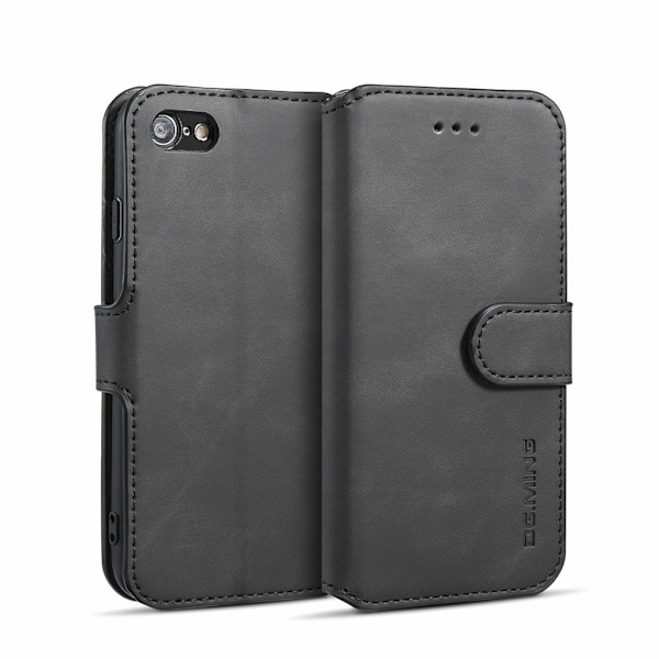 iPhone 7/8 mobilskal PU-läder Svart
