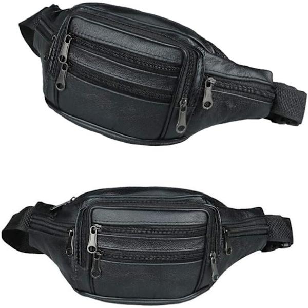 Matkailun crossbody-laukut naisille Vyötärölaukku Säädettävällä vyöllä Aito nahkainen vyölaukku PU nahkainen vyölaukku Vyölaukku