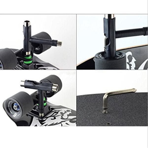 Longboard kantskydd med skateboardverktyg Phillips skruv