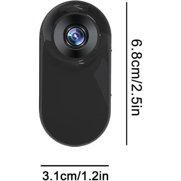 Halsbåndskamera - Mini Actionkamera - HD 1080P - Ultra HD 170° - Trådløst - Til katte
