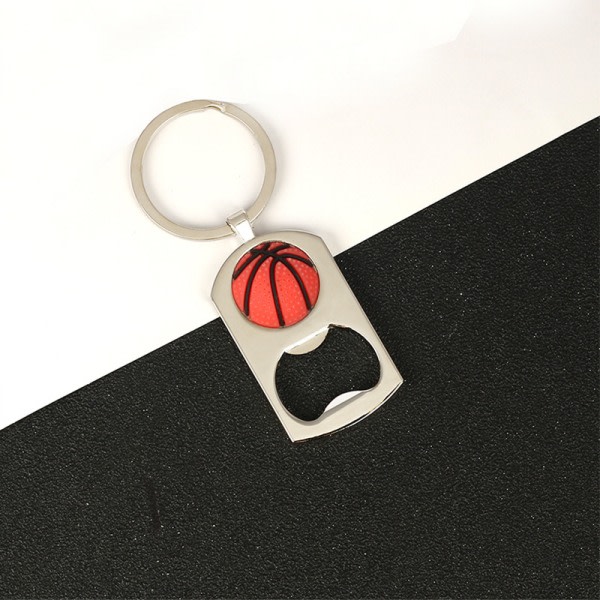 Piece Bottle Opener Keychain Portable Basketball Football Rugby Golf Beer Bottle Opener Beverage Bottle Opener