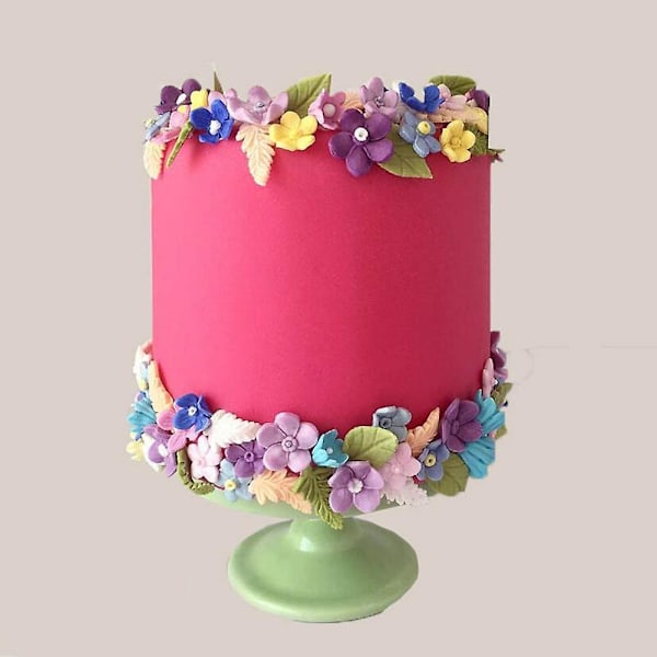 2 x DIY Bräkenblad Silikonform för Kakor Köksfondant Cupcake Choklad Bakverktyg