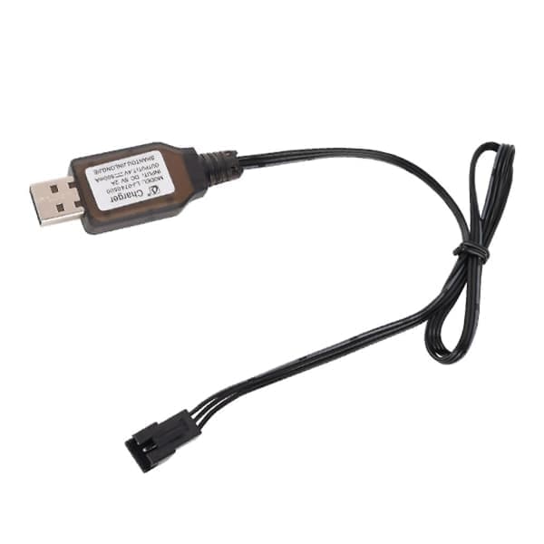 6.4V/7.4V Oplader Li-ion Batteri Sm-3p til Fjernstyret Legetøj