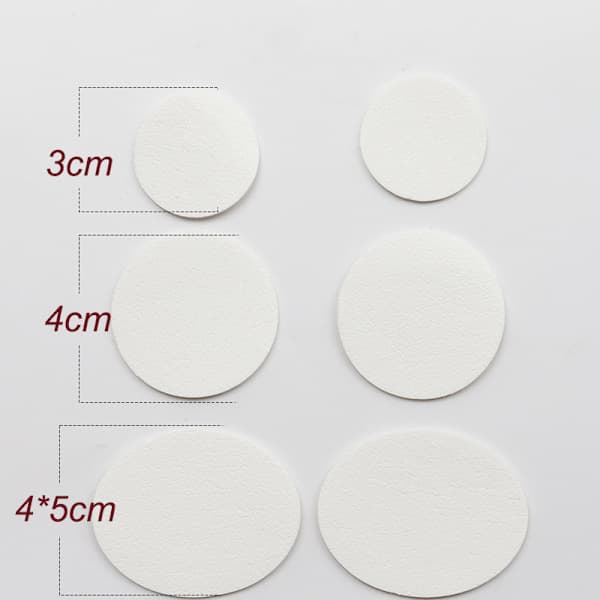 Skoreparationslappar 6 st Vita White