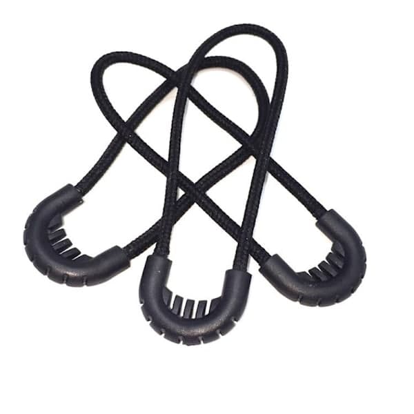 10 st EDC Multifunktionell Dragkedja Dragsko Rep För Utomhus Svart onesize