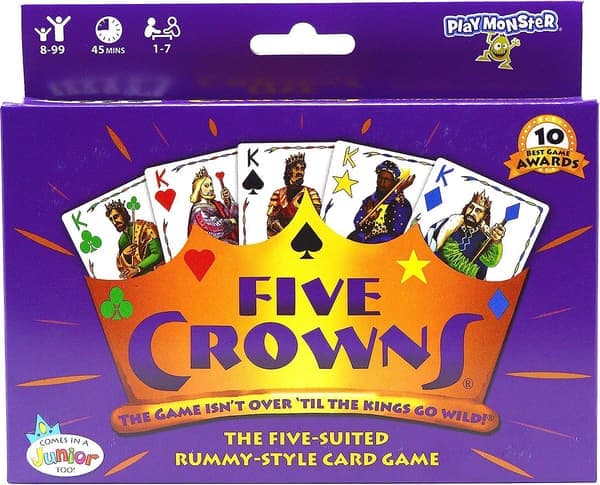 Five-Crown King kortspill - Passer for alle aldre, 2-6 spillere