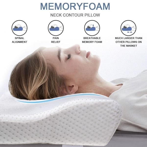 Memory Foam Pillow Head Pillows Ortopedinen tyyny