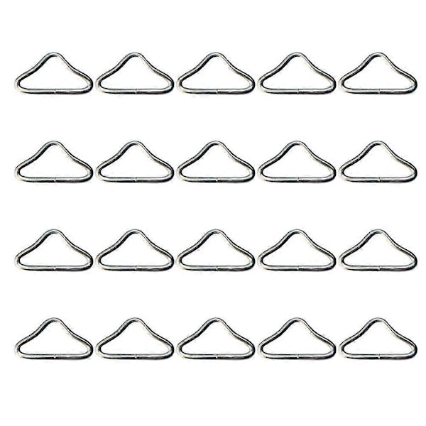 22 stk. Trampoline Trekantspenner Metall Trekantringer V-formede Trekantringer Trampolineutstyr