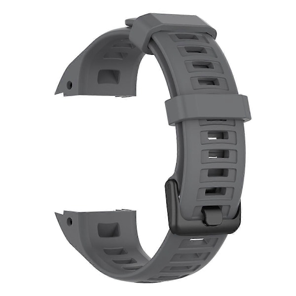 Silikon Armband för Garmin Instinct Tactical/Instinct Tide/Instinct 2/Instinct Armbandsrem med Svart Spänne Grey