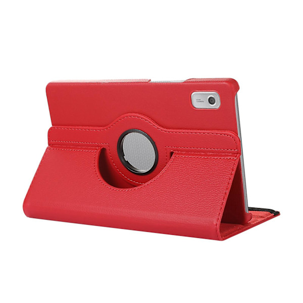 360 Graders Rotasjon Nettbrettveske For Lenovo Tab M9 Red