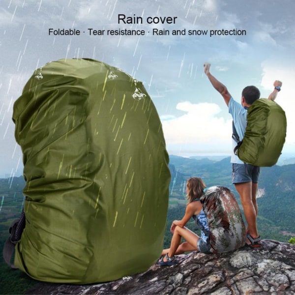 Regnöverdrag för ryggsäck/väska camouflage 80L